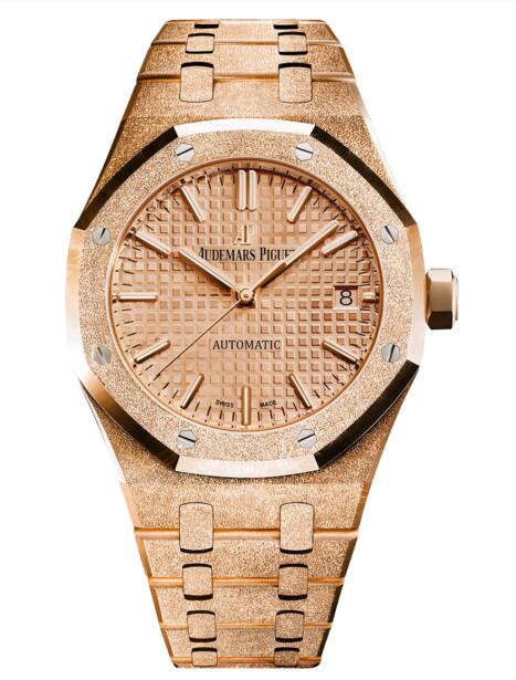 New Replica Audemars Piguet Royal Oak Frosted Gold Selfwinding 15454OR.GG.1259OR.03 watch